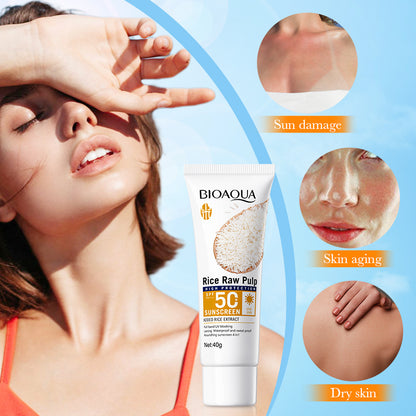 BIOAOUA Rice Sunscreen SPF50 PA 40g