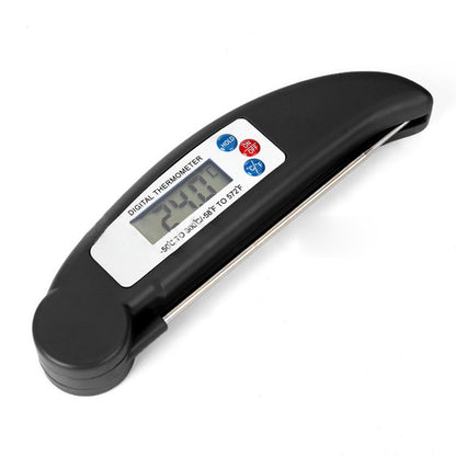 Folding food thermometer