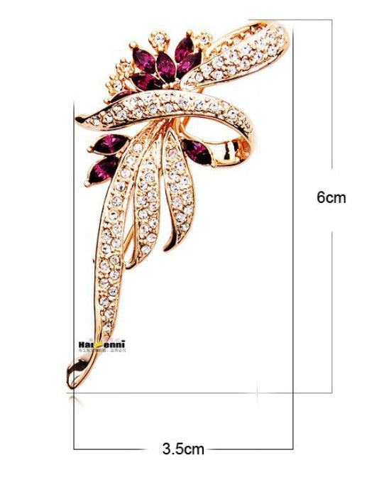 Korean version of female jewelry crystal brooch brooch