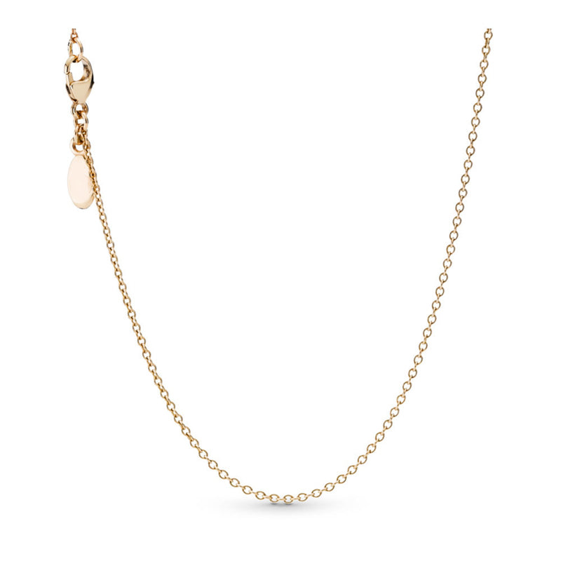 Simple silver pendant jewelry clavicle chain for women