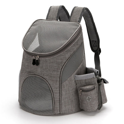 Foldable pet backpack