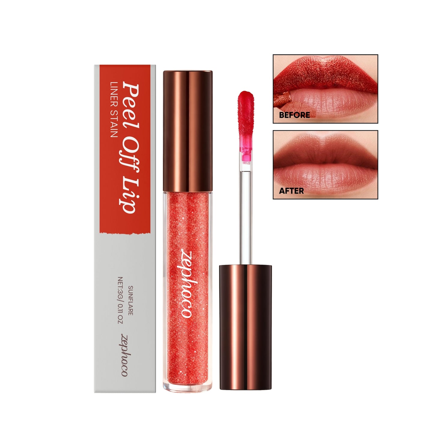 Tearing Waterproof Lip Gloss