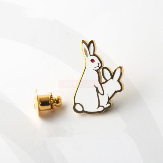 Rabbit brooch