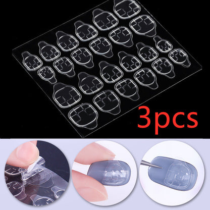 Transparent invisible nail sticker