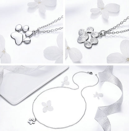 Footprint necklace