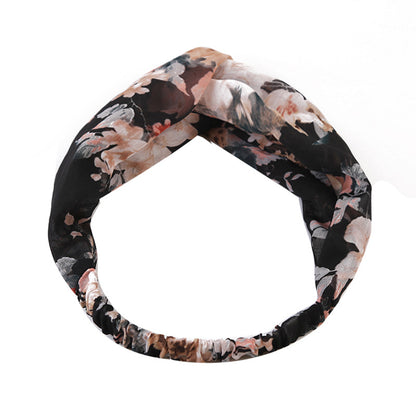 Knot cross hair band female Headband