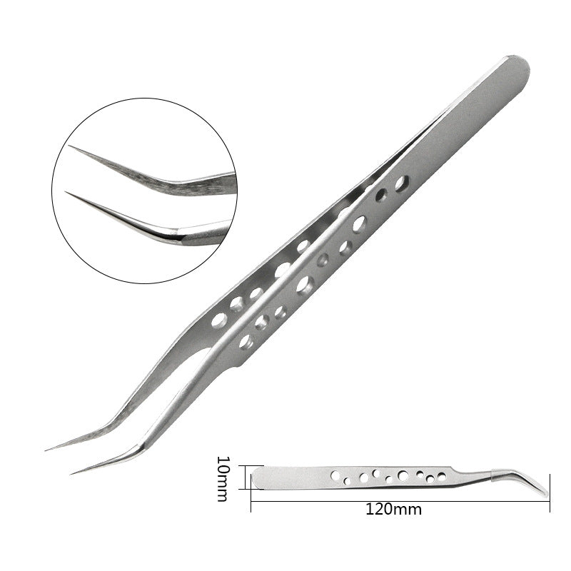 Stainless steel camera elbow DIY tweezers