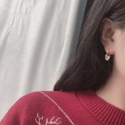 Light luxury earrings silver earrings