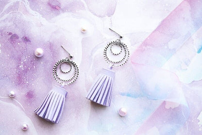 Macaron earrings female ear clip