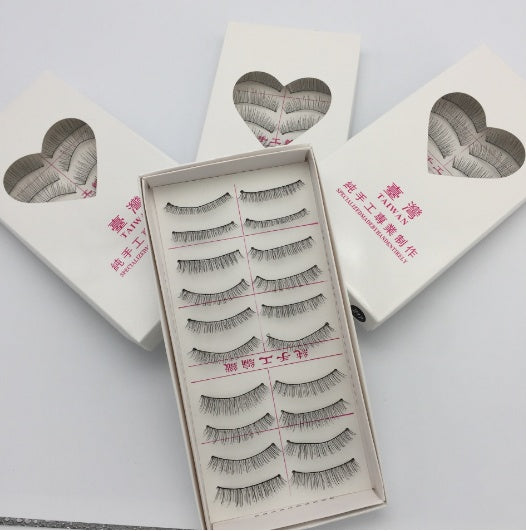 Taiwan handmade 217 cotton thread stalk false eyelashes