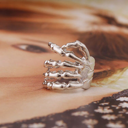 No Pierced Earrings Wholesale Skull Hand Ear Clip Strange Hand Ear Clip