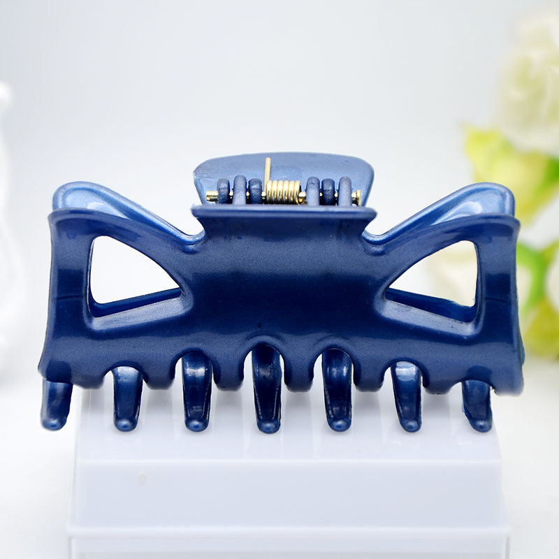 Dark Color Plastic Hairpin 7CM Wide Hairpin Small Hairclip Plastic Head Clip Plastic Ornament