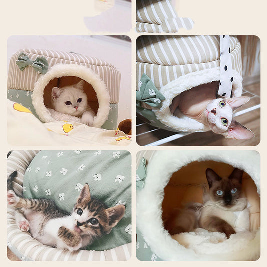 Cat's nest is suitable for all seasons, warm in autumn and winter