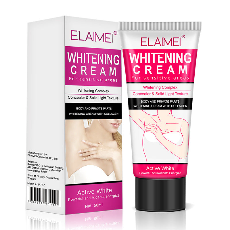 ELAIMEI 2 Pcs Natural Underarm Whitening Cream,Repair for Legs,Knees and PR N2G5
