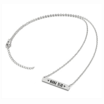 Mother Necklace Titanium Steel Clavicle Long Necklace
