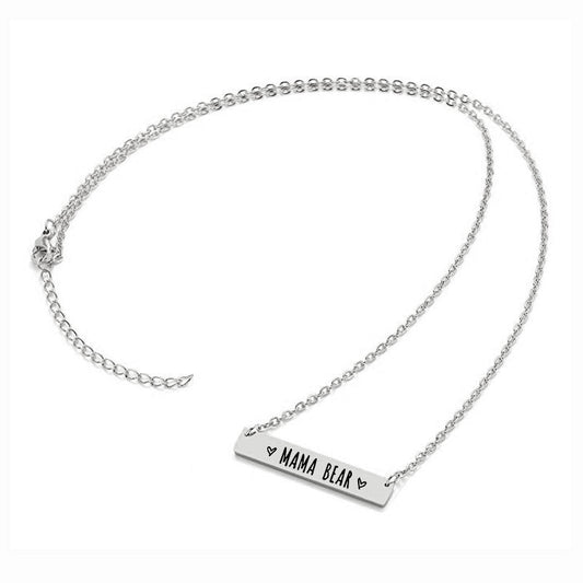 Mother Necklace Titanium Steel Clavicle Long Necklace