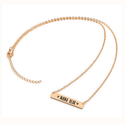 Mother Necklace Titanium Steel Clavicle Long Necklace