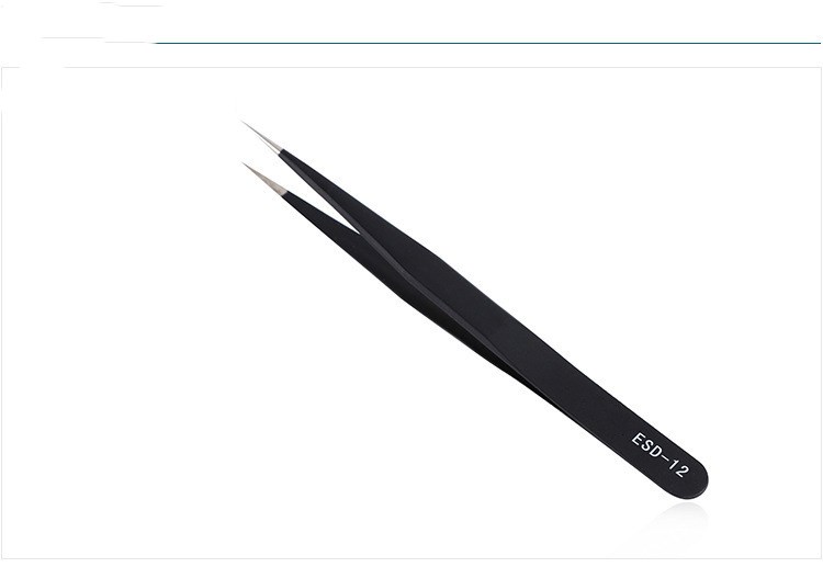 Precision Tweezers Pointed Tweezers Elbow Drill Clamp
