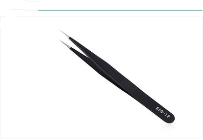 Precision Tweezers Pointed Tweezers Elbow Drill Clamp