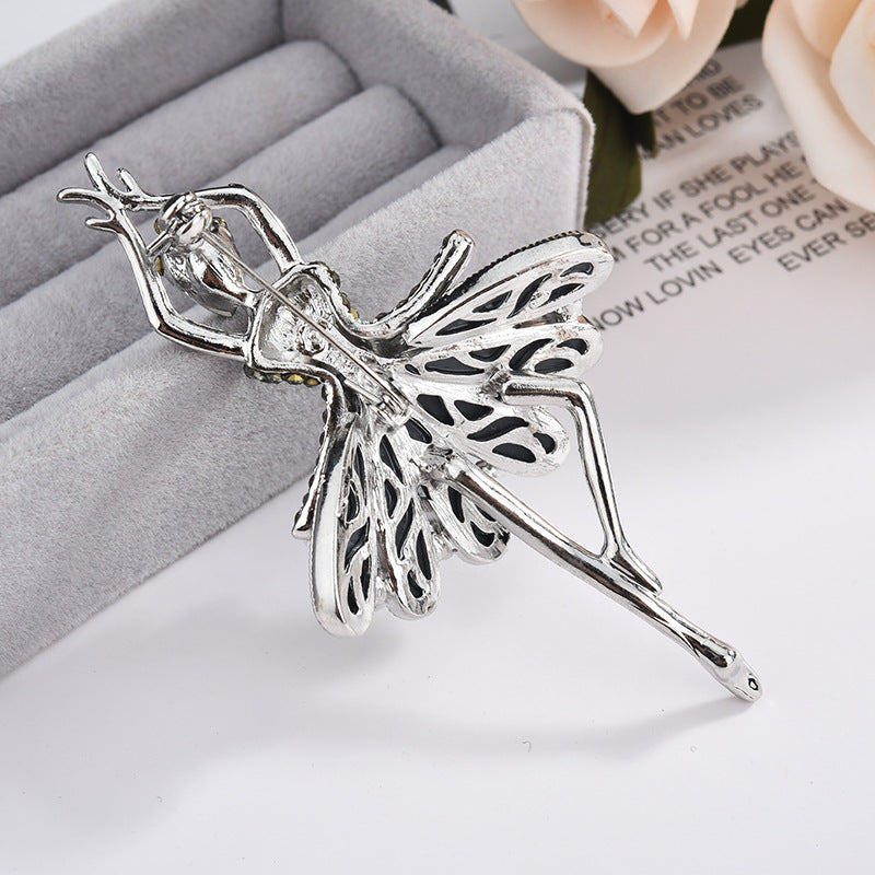 Angel Dancing Girl Alloy Brooch Female Pin
