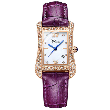 Women Wrist Watch CHENXI Brand Irregular Dial Diamond