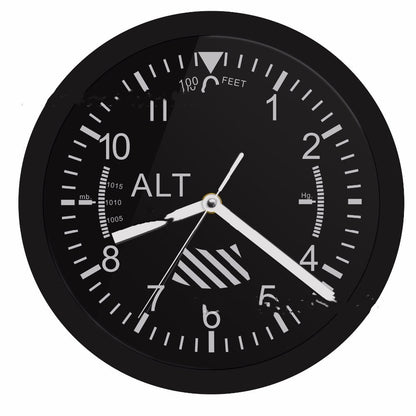 LED Luminous Wall Clock Black Wall Clock