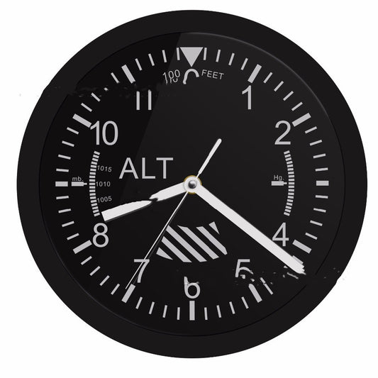 LED Luminous Wall Clock Black Wall Clock