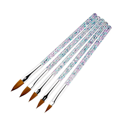Brush Set For Crystal Nail Extension Gel