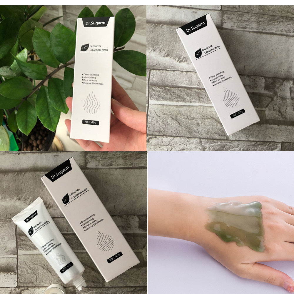 Dr. Sugarm Blackhead Peeling And Moisturizing Green Tea Mask