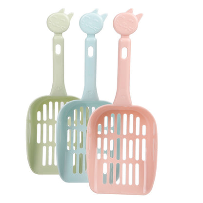 Pet Cleaning Supplies Cat Litter Shovel Large Hole Strip Cat Litter Shovel
