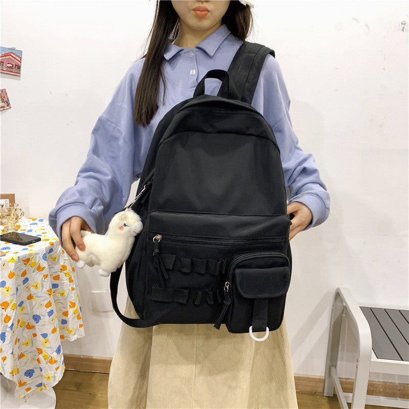 Simple Backpack Japanese Backpack Soft Girl School Bag