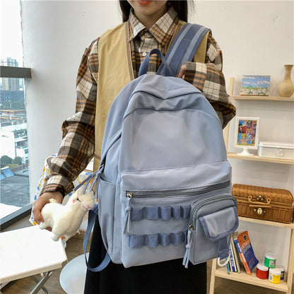 Simple Backpack Japanese Backpack Soft Girl School Bag