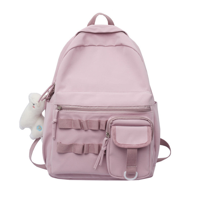 Simple Backpack Japanese Backpack Soft Girl School Bag