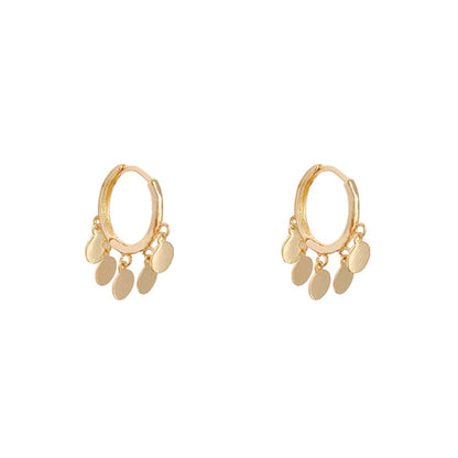 Mini Wafer Earrings