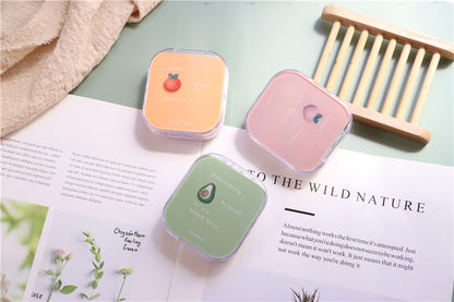Like Yu Hanfeng Simple Fruit Meitong Companion Box Ins Cartoon Contact Lens Box  Letu Can Be Customized  As715