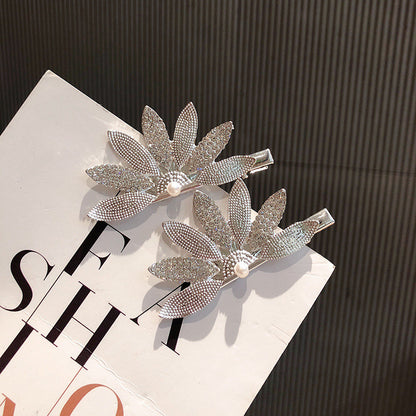 Personality Leaf Hairpin Fashion Temperament Side Clip Hairpin