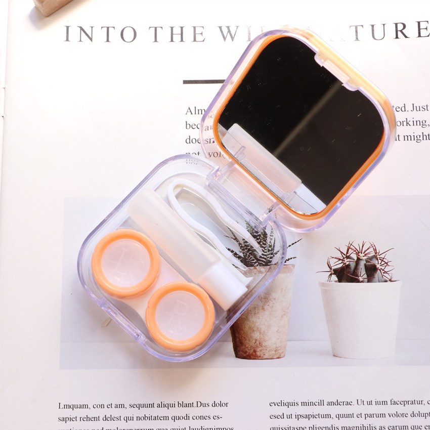 Like Yu Hanfeng Simple Fruit Meitong Companion Box Ins Cartoon Contact Lens Box  Letu Can Be Customized  As715