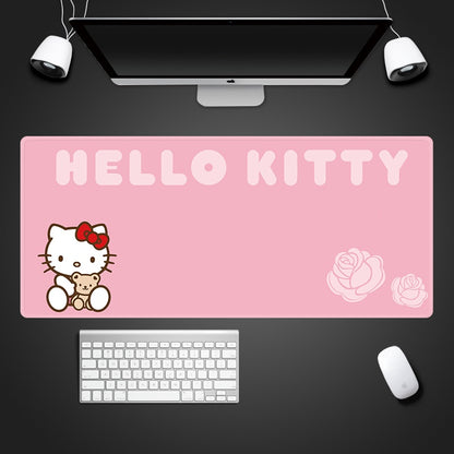 Beautiful Girl Heart Cute Cartoon Girl Pink 50X100 Office Laptop Oversized Waterproof Mouse Pad