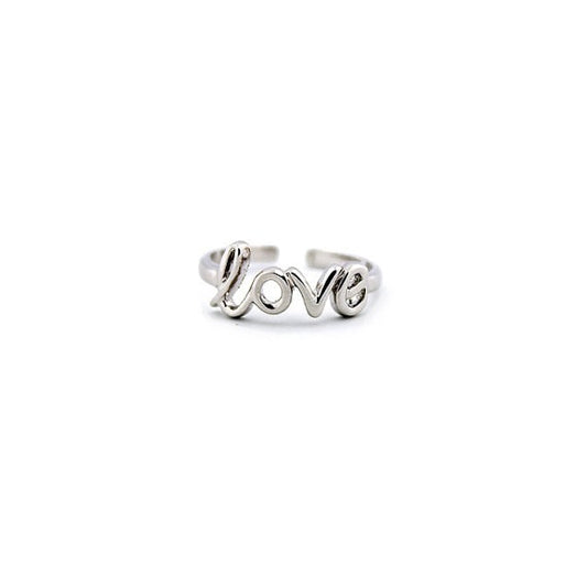 European And American Jewelry, Street Fashion, Love, Letter Open Joint Ring, Foot Ring, Toe Ring Female