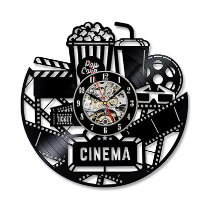 Classic Fashion Vinyl Clock Record Wall Clock Creative Retro Nostalgic Wall Clock