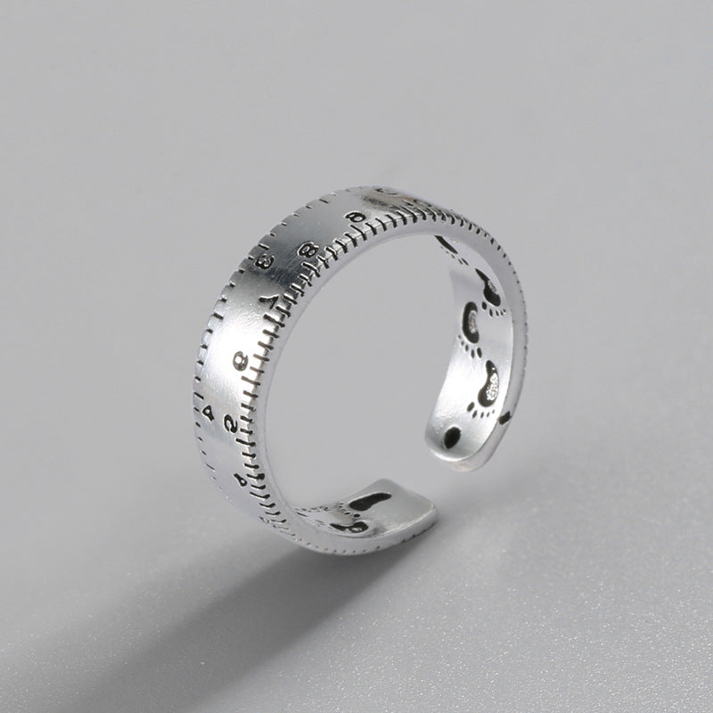 Digital Ruler Creative Fashion Personality Index Finger Ring