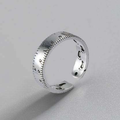 Digital Ruler Creative Fashion Personality Index Finger Ring