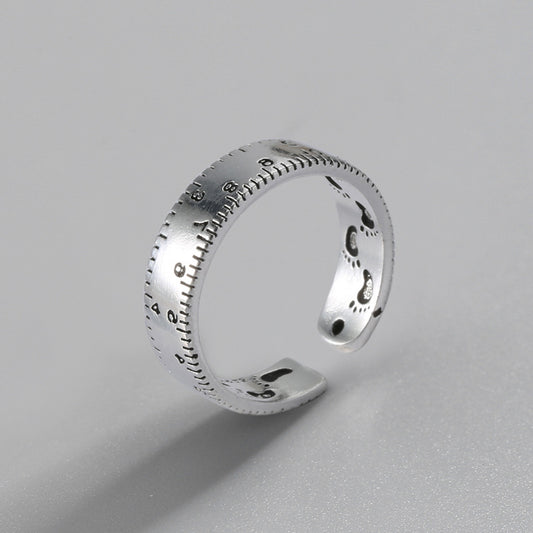 Digital Ruler Creative Fashion Personality Index Finger Ring