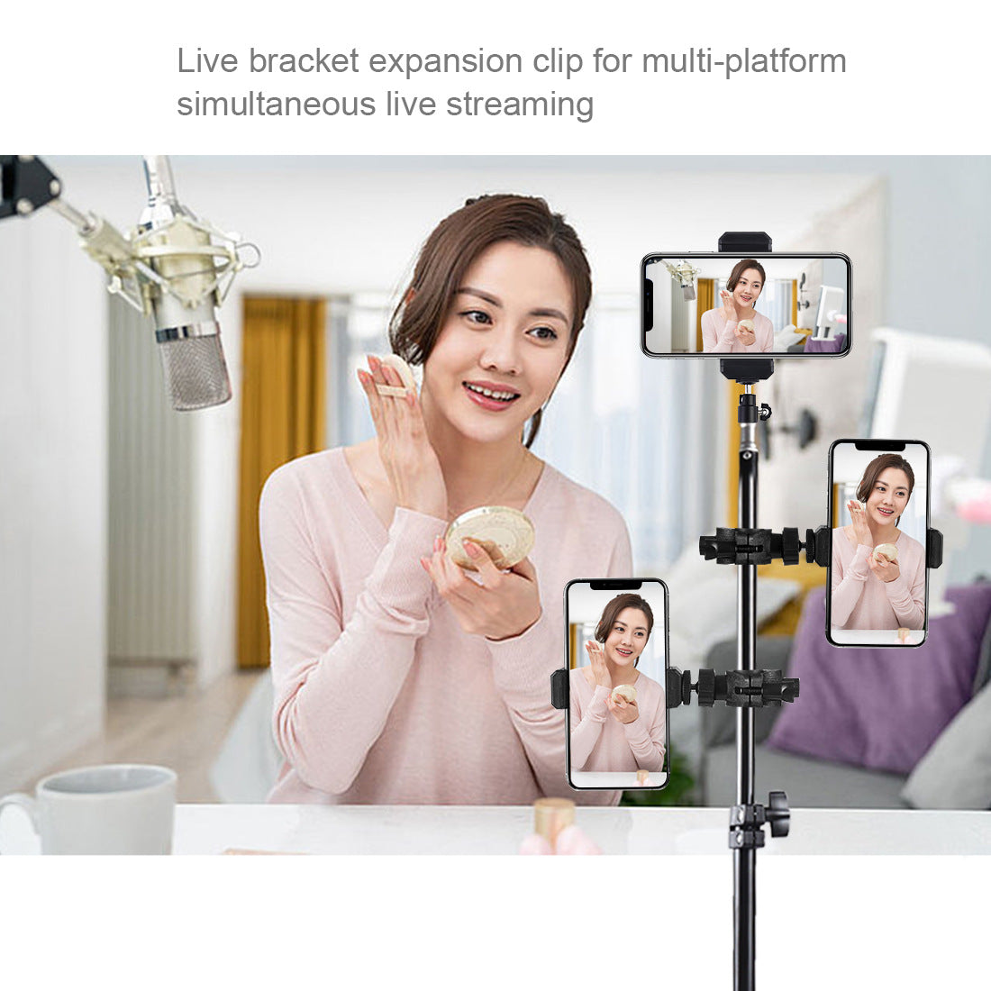 Puluz Fat Cow Ring Light Mobile Phone Holder Mobile Phone Live Support Ring Light Mobile Phone Holder