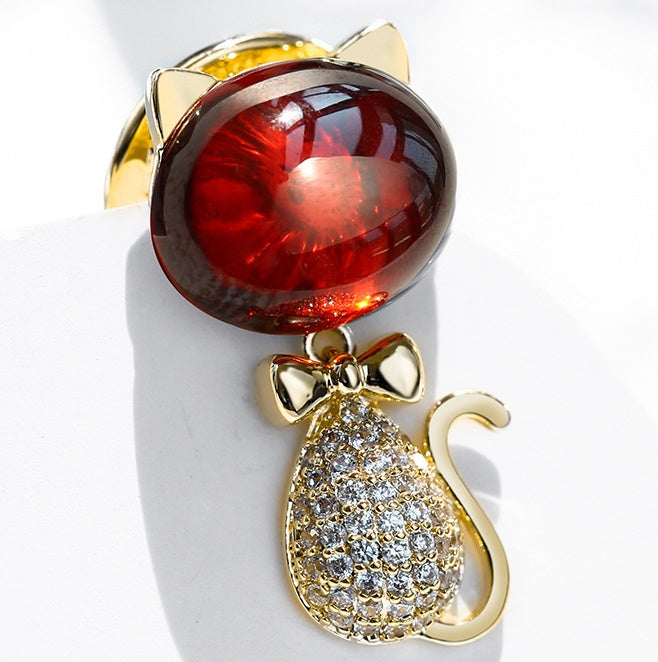 Cute And Fun Cat Elegant Brooch