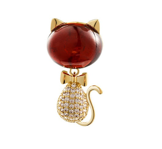 Cute And Fun Cat Elegant Brooch