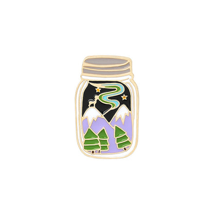 Pin De Solapa Esmaltado, Frasco De Acuarela, Broche Con Insignia Esmaltada, Novedad