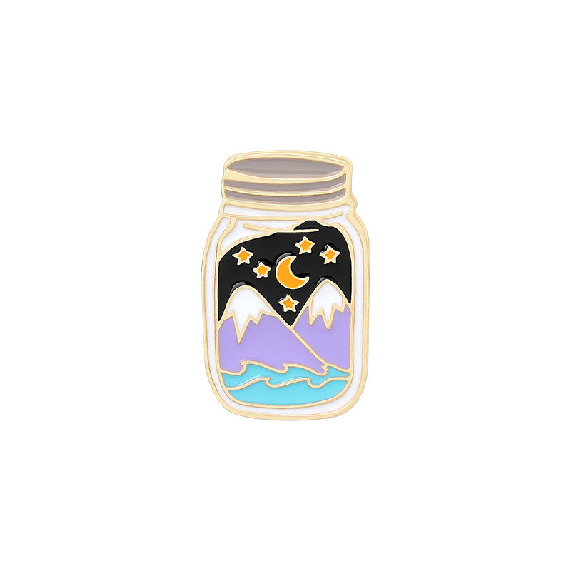 Pin De Solapa Esmaltado, Frasco De Acuarela, Broche Con Insignia Esmaltada, Novedad