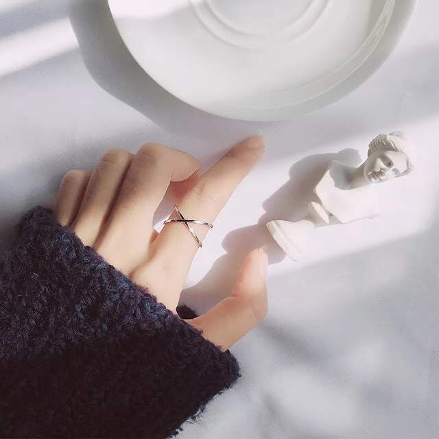 Sterling Silver Women's Jewelry, Large Retro Rings, Ladies Adjustable Rings