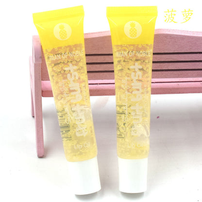 Fruit Bubble Transparent Hose Colorless Moisturizing Lip Oil Lip Honey 18Ml